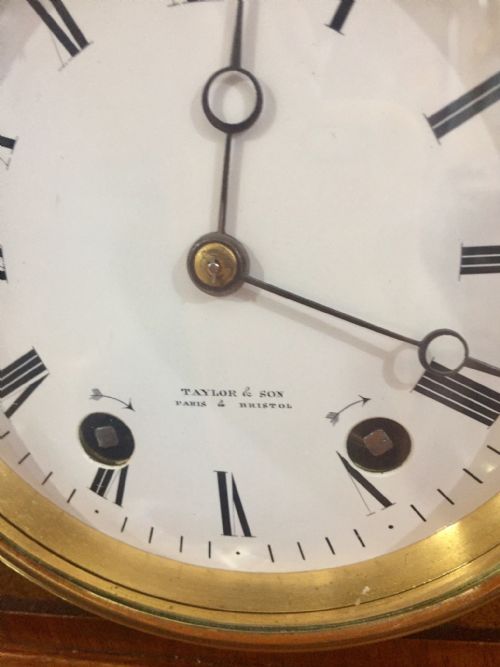 WALNUT 8 DAY STRIKING CLOCK C1865 SERVICED GUARANTEED - ADDITIONAL PHOTO 1
