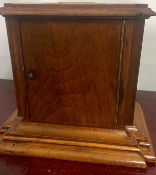 WALNUT 8 DAY STRIKING CLOCK C1865 SERVICED GUARANTEED - ADDITIONAL PHOTO 5