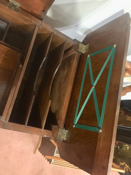 THE 'BRITISHER DESK'1906 RARE MAHOGANY EXAMPLE - ADDITIONAL PHOTO 8