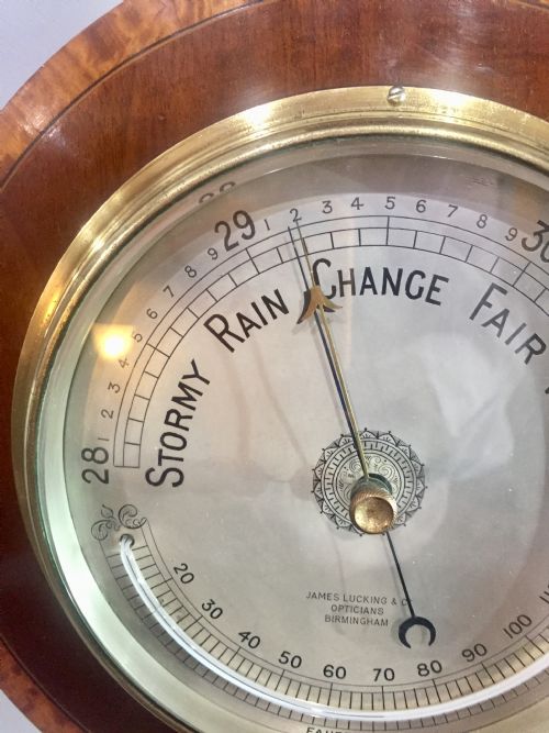 THERMOMETER BAROMETER EARLY 20TH C - ADDITIONAL PHOTO 1