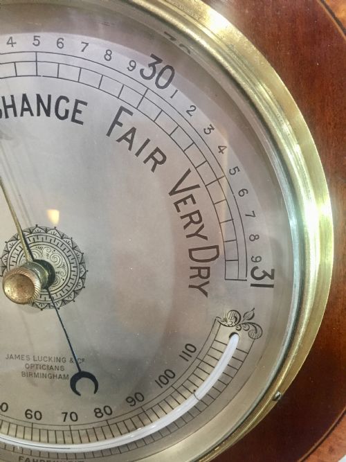 THERMOMETER BAROMETER EARLY 20TH C - ADDITIONAL PHOTO 3