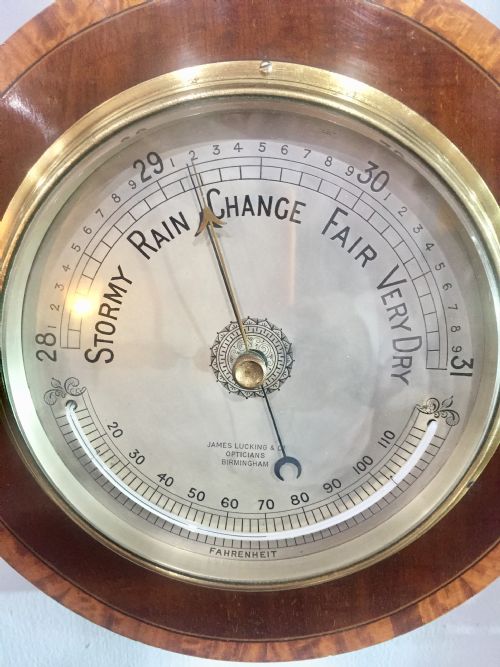 THERMOMETER BAROMETER EARLY 20TH C - ADDITIONAL PHOTO 4