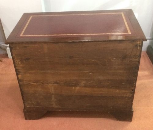 LATE 18THCEARLY 19THC KNEEHOLE DESK FLAME MAHOGANY - ADDITIONAL PHOTO 2
