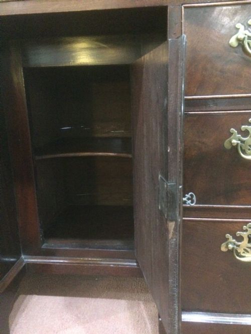 LATE 18THCEARLY 19THC KNEEHOLE DESK FLAME MAHOGANY - ADDITIONAL PHOTO 7