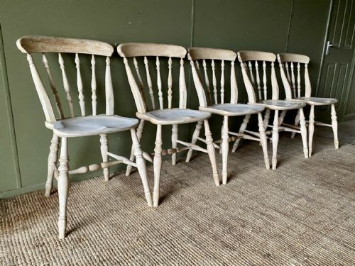 victorian pine slat back kitchen dining chairs c1880 - CATEGORY: ANTIQUE CHAIRS - DATED VICTORIAN
