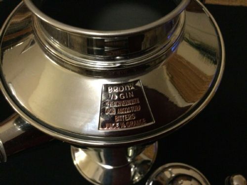 KEYSTON USA CHROME COCKTAIL RECIPE SHAKER C1930S - ADDITIONAL PHOTO 6