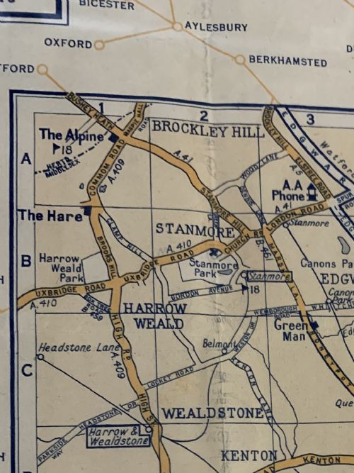 AA DUPLEX MAP OF LONDON C1930S - ADDITIONAL PHOTO 6