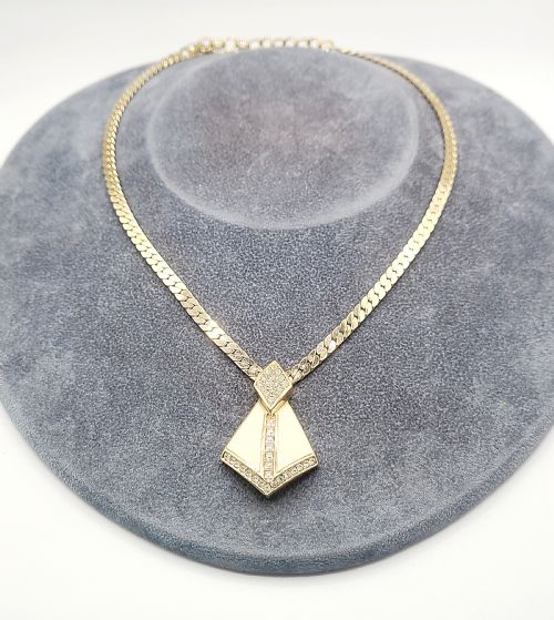 dior art deco revival necklace - CATEGORY: ANTIQUE JEWELLERY - DATED LATER THAN 1960