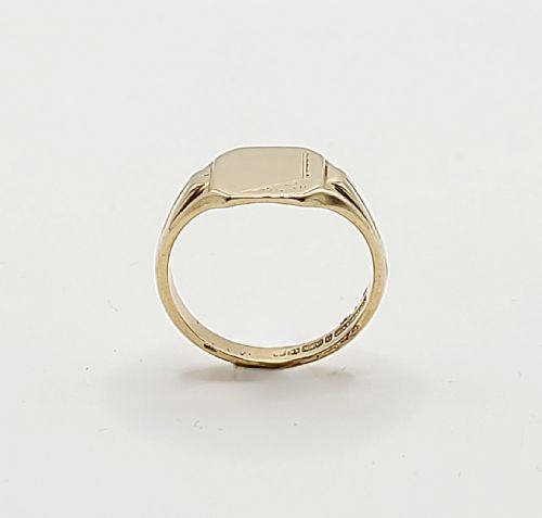 ARTDECO 9CT GOLD SIGNET RING T12 - ADDITIONAL PHOTO 6