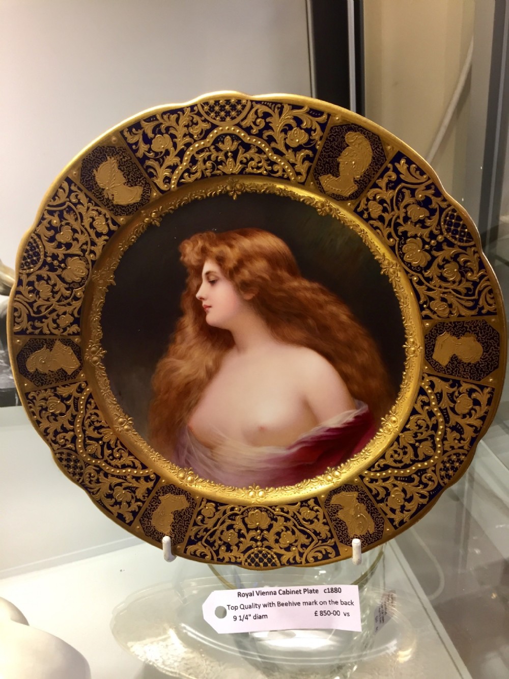 Royal Vienna Cabinet Plate c1880