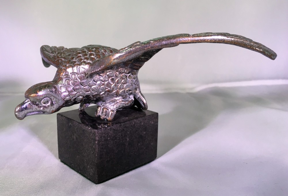 Art Deco Desmo Eagle Car Mascot c1930