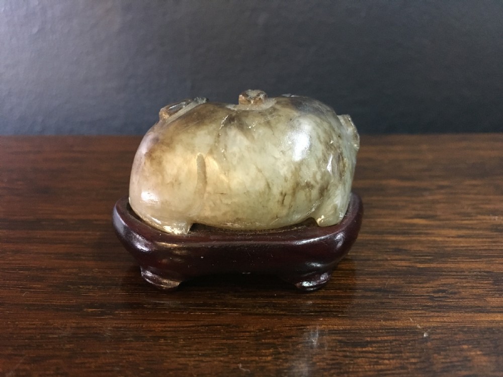 Late Ming Dynasty Jade Mythical Beast 16/17thC View II