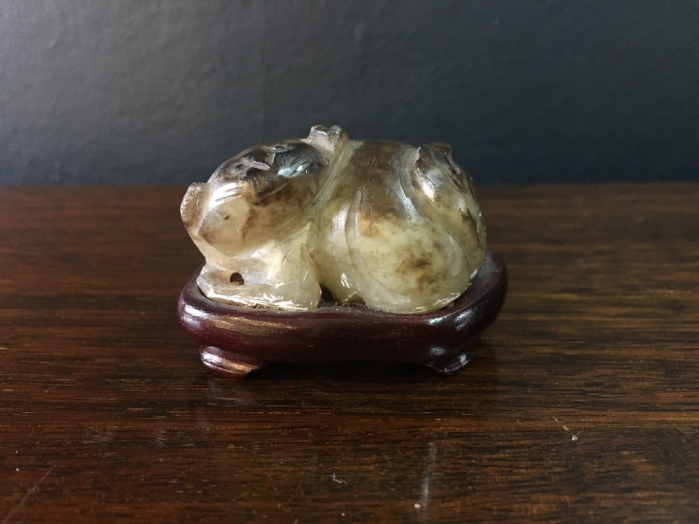 Late Ming Dynasty Jade Mythical Beast 16/17thC View III