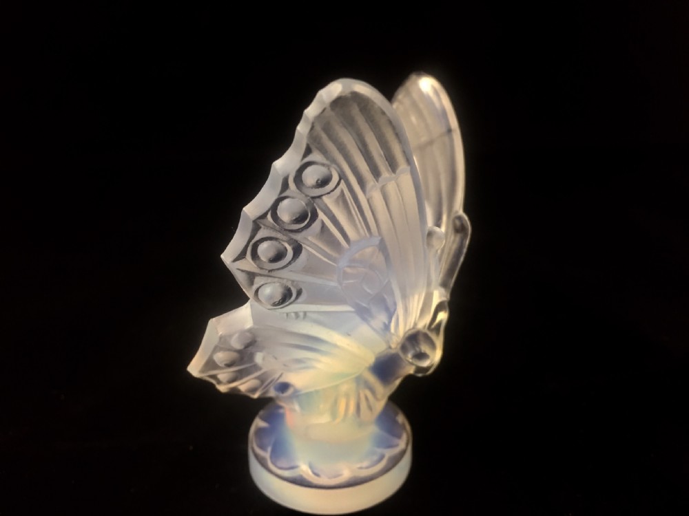 Sabino Art Deco opalescent butterfly c1930 View III
