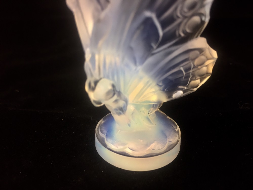 Sabino Art Deco opalescent butterfly c1930 View VI