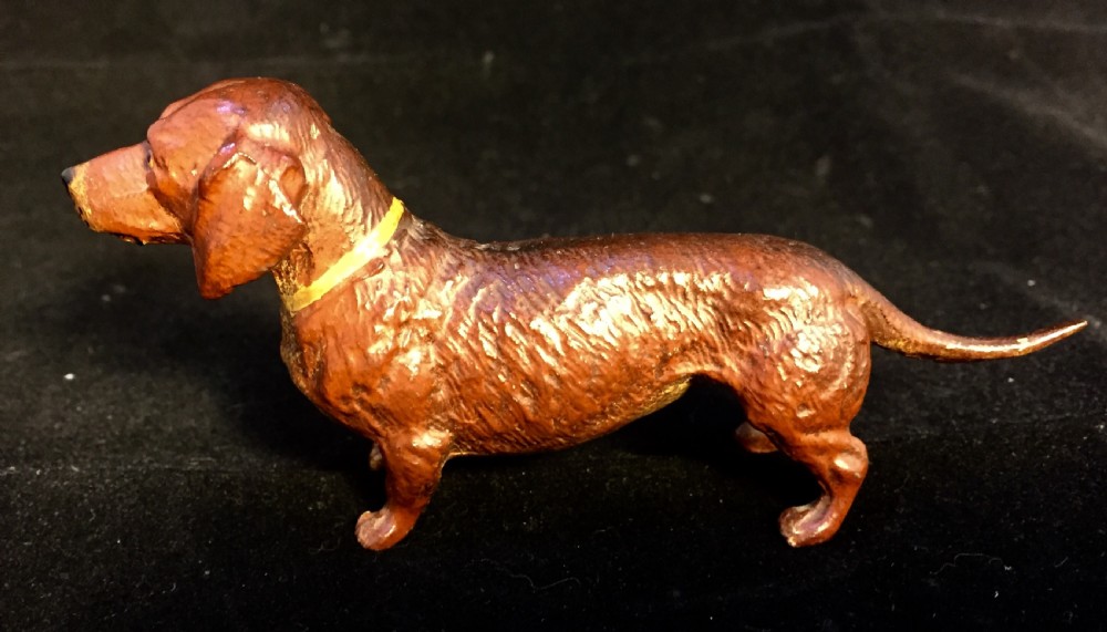 Dachshund cold painted Austrian c1910 View II