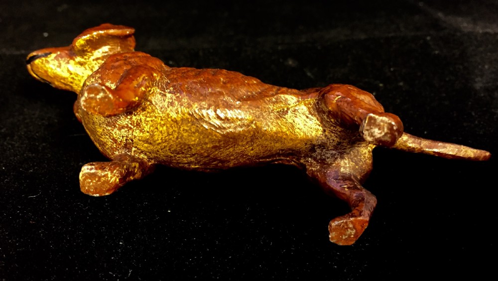 Dachshund cold painted Austrian c1910 View VI