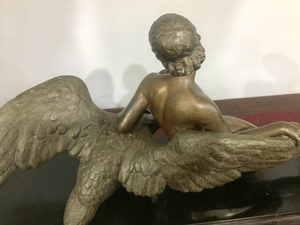 French Art Deco ‘Leda and the Swan’ c1930 View IX