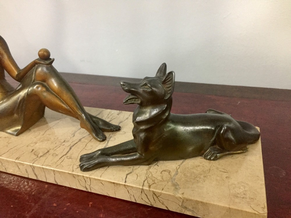 Balleste French Art Deco sculpture c1930 View IV