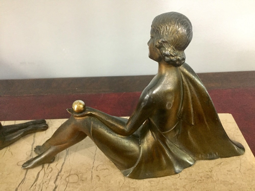 Balleste French Art Deco sculpture c1930 View VIII