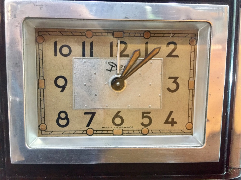 French Art Deco Bakelite alarm clock c1930 View II
