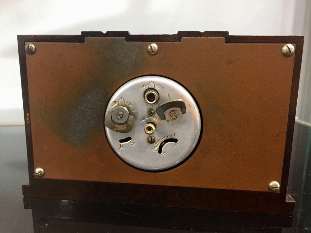 French Art Deco Bakelite alarm clock c1930 View IV