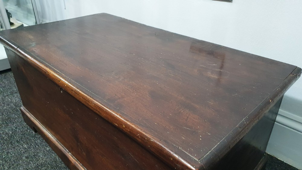 Victorian Wooden Blanket Chest 19th Century View III