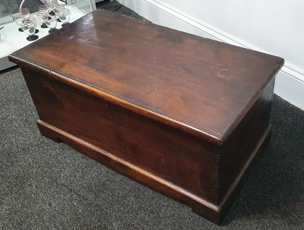 Victorian Wooden Blanket Chest 19th Century View VIII