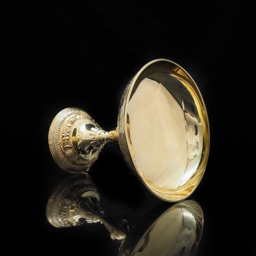 fig 7. A Solid Silver Gilt Tazza With Chased Motifs - Lambert & Co 1907