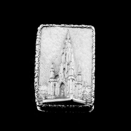 fig 2. Antique Solid Silver Victorian Vinaigrette