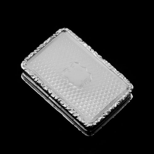 fig 4. Antique Solid Silver Victorian Vinaigrette