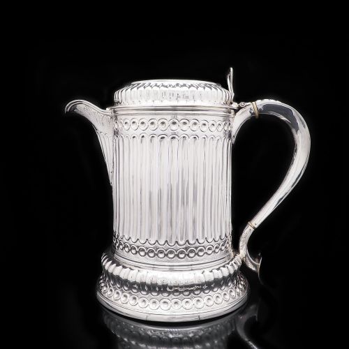 fig 3. Enormous (2.7kg) Solid Silver Flagon of The Hicks Family - London 1864