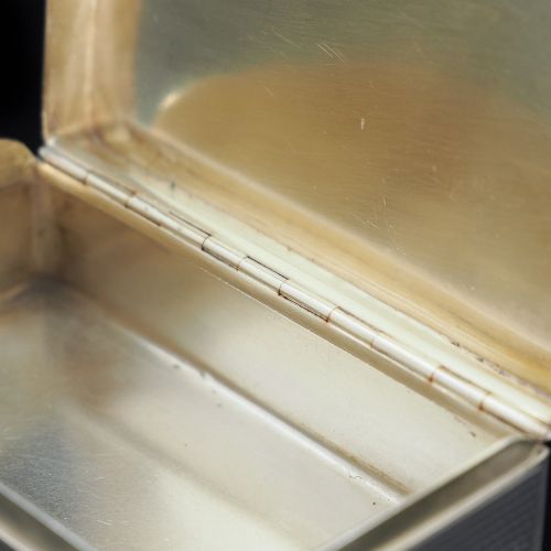 fig 9. A Large Solid Silver Table Snuff Box Georgian - Edward Edwards 1833