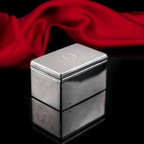 Antique Victorian Solid Silver Snuff/pill Box - Asprey 1862