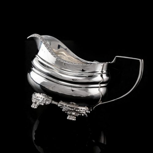 fig 2. A Beautiful Georgian Solid Silver Regency Style Milk Jug/Pitcher - William Hunter 1824