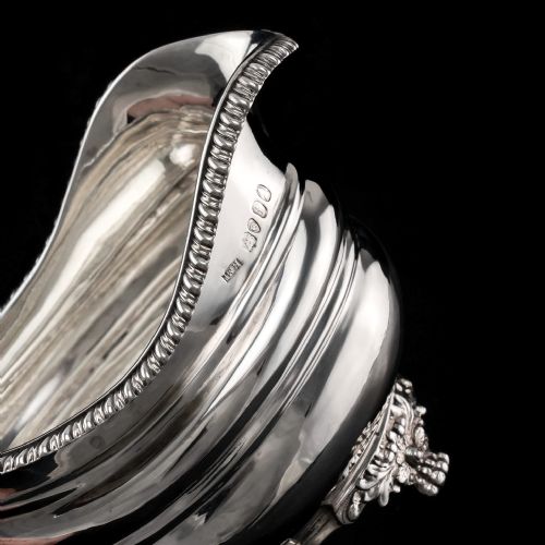 fig 7. A Beautiful Georgian Solid Silver Regency Style Milk Jug/Pitcher - William Hunter 1824