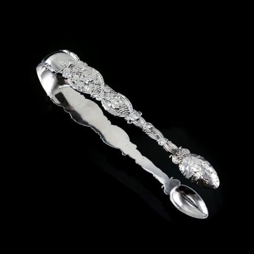 













Antique Georgian Solid Silver Sugar Tongs Grapevine Design - William Eley & William Fearn 1823