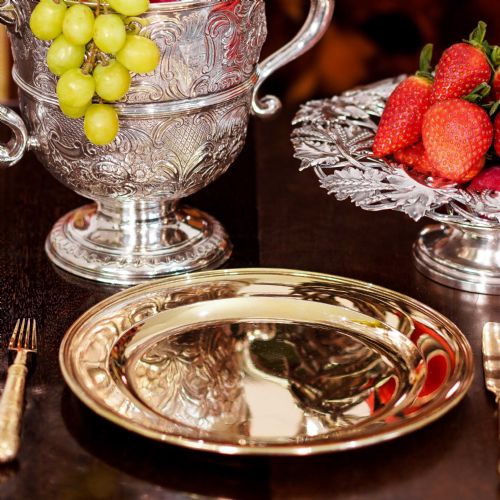 A MAGNIFICENT SET OF 12 GEORGIAN SOLID SILVER GILT DISHES 17801811 - ADDITIONAL PHOTO 27