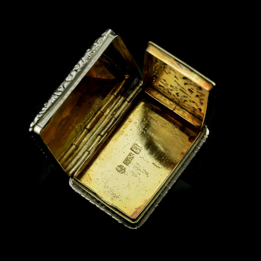 Antique Solid Silver Victorian Vinaigrette 