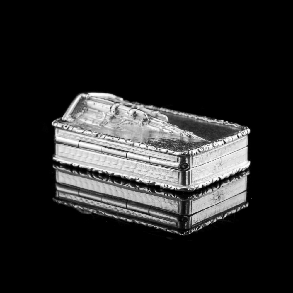 Antique Solid Silver Victorian Vinaigrette 