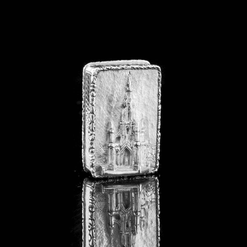 Antique Solid Silver Victorian Vinaigrette 