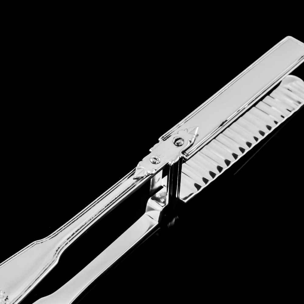 Antique Solid Silver Georgian Asparagus Tongs, Leveson-Gower/Sutherland Crest - 1820 View VIII