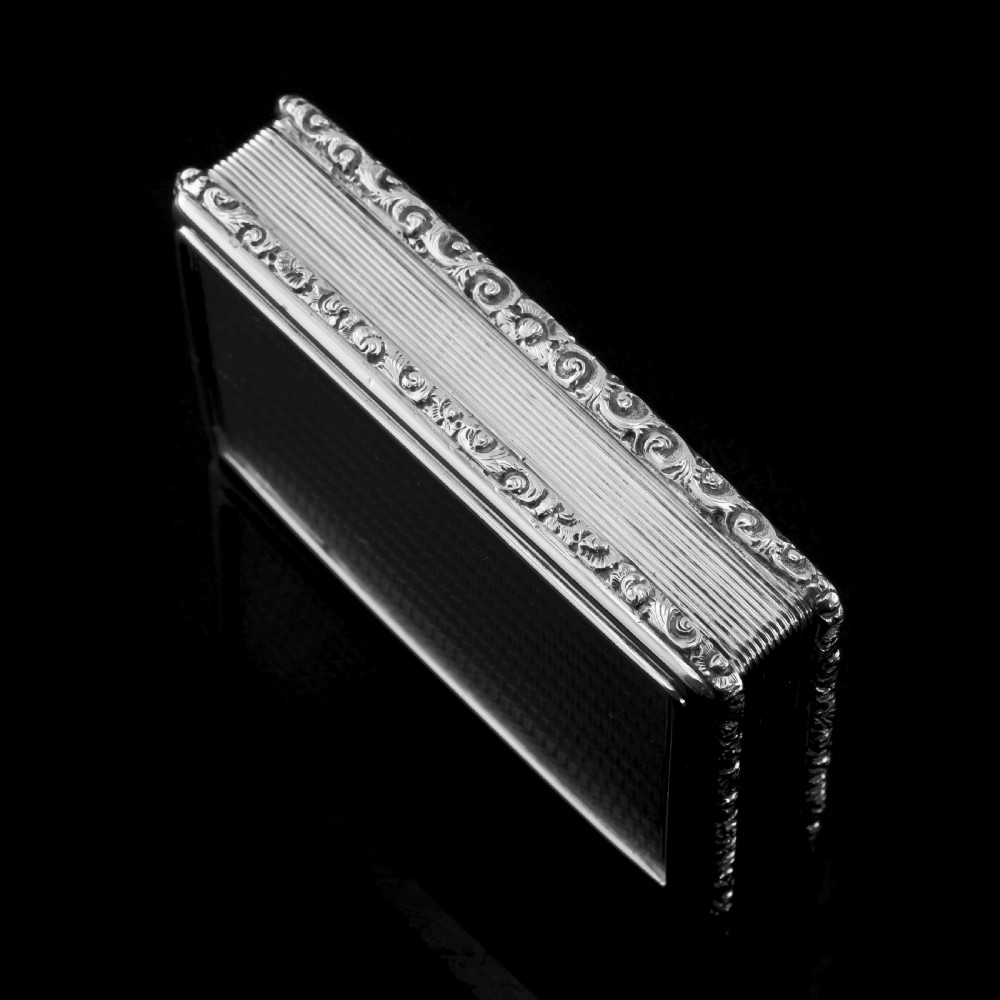 Rare Antique Georgian Solid Silver Mazeppa Snuff Box - Edward Smith 1836 View XXII