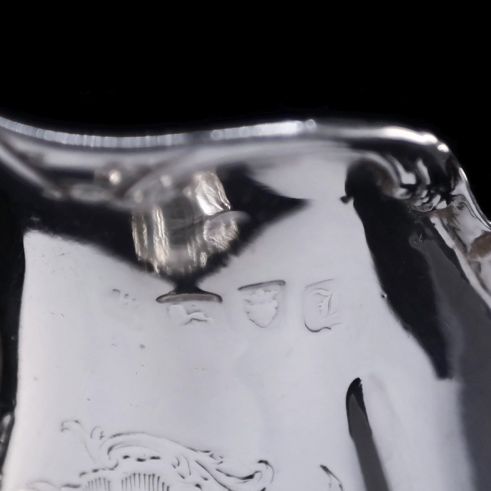 Antique Georgian Solid Silver Sauce Boat, Scottish Baronet Interest - William Shaw 1766 View II