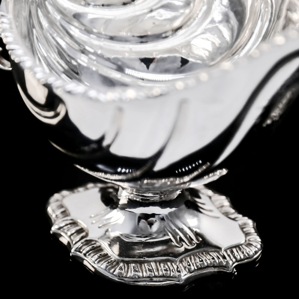 Antique Georgian Solid Silver Sauce Boat, Scottish Baronet Interest - William Shaw 1766 View X