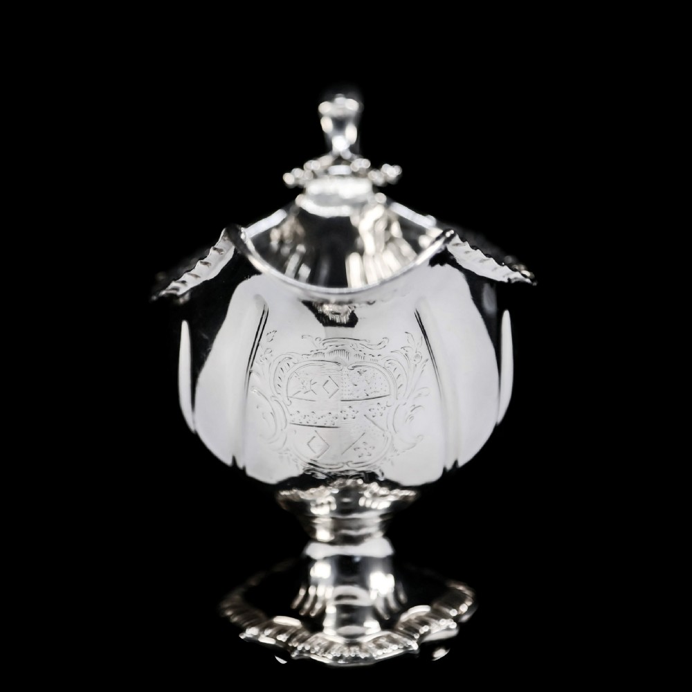 Antique Georgian Solid Silver Sauce Boat, Scottish Baronet Interest - William Shaw 1766 View XVI