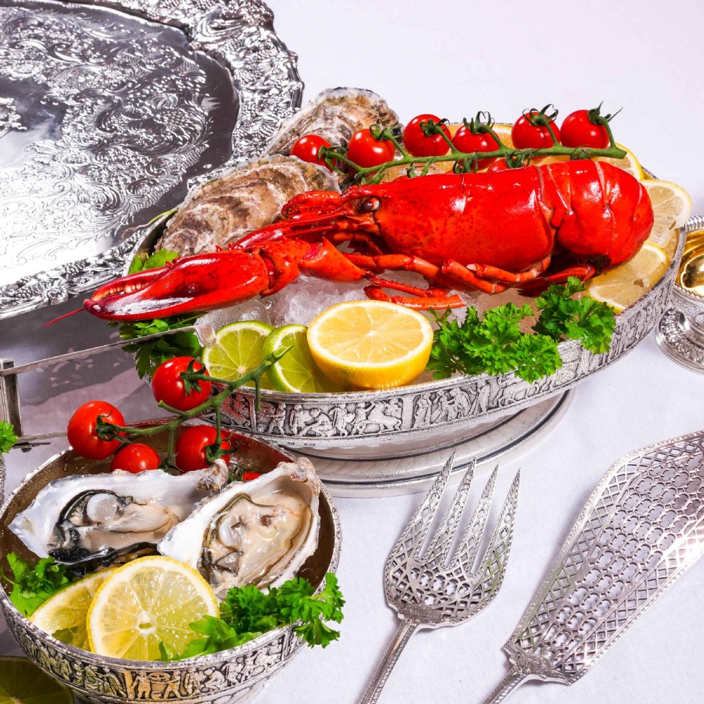 Antique English Large Solid Silver Bowls, Set of 3 with Roman Frieze - Elkington & Co 1895 View IX