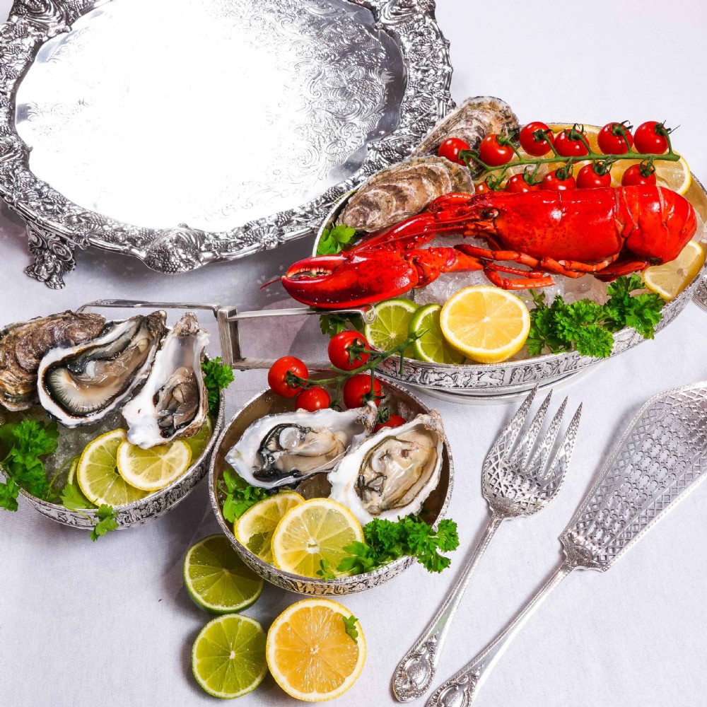 Antique English Large Solid Silver Bowls, Set of 3 with Roman Frieze - Elkington & Co 1895 View XII