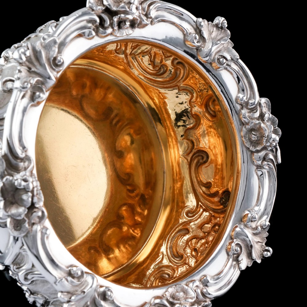 Antique Victorian Solid Silver Bowl Magnificently Chased - John Edward Terrey 1844 View XXI