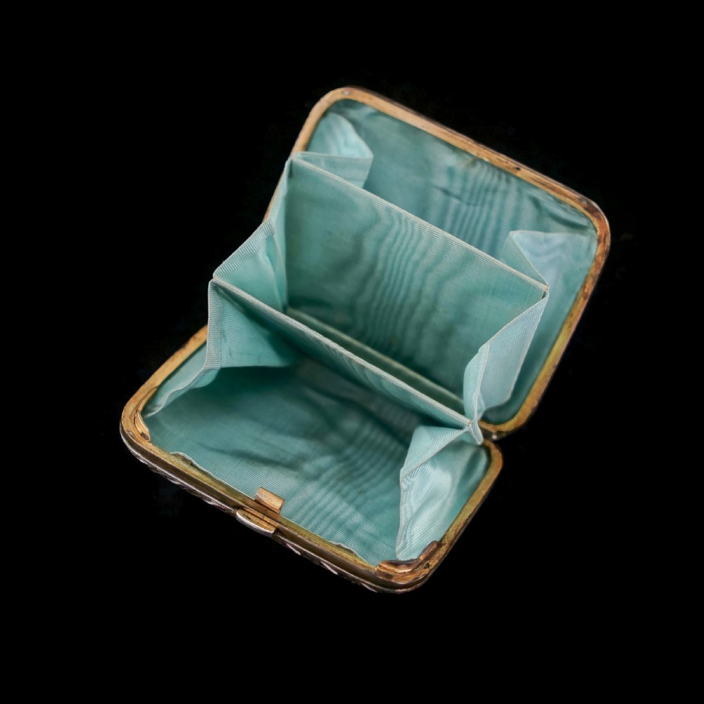 Antique Imperial Russian Solid Silver Cloisonne Enamel Purse/Case - Zverev Nikolay Nikolayevich c.1900 View XIV